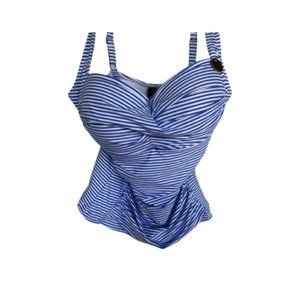 Niptuck Striped Swim Top - Retro Swimsuit